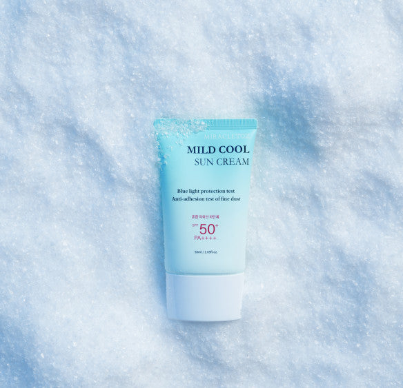 Cremă de protecție solară, MIRACLETOX, Mild Cool Sun Cream SPF50+ PA++++, cu efect răcoritor și formulă delicată