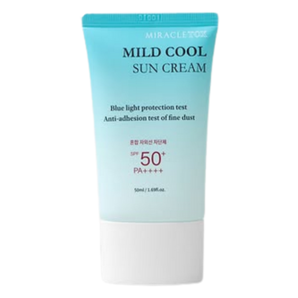 Cremă de protecție solară, MIRACLETOX, Mild Cool Sun Cream SPF50+ PA++++, cu efect răcoritor și formulă delicată