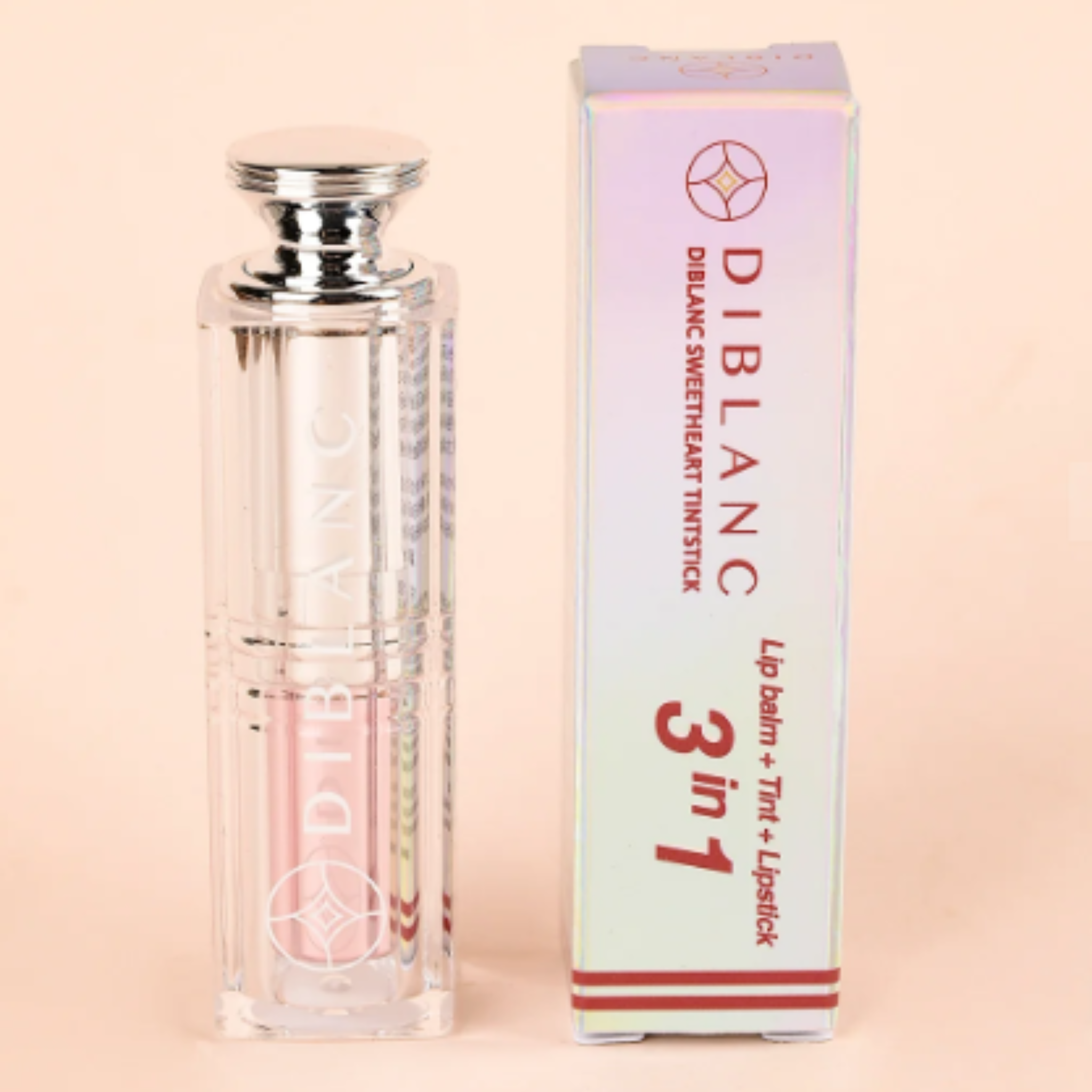 Balsam de buze 3-în-1, Diblanc