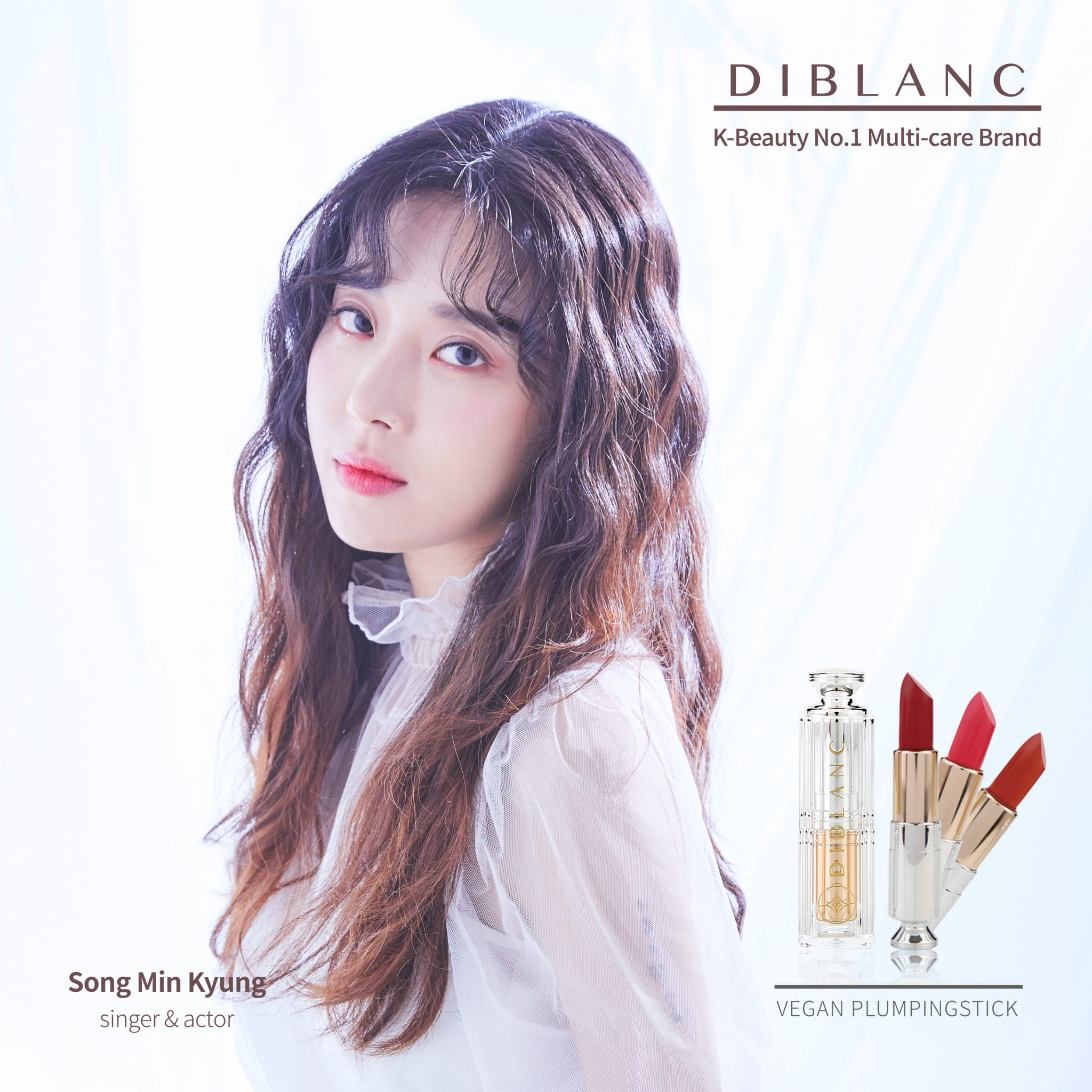 Ruj vegan Bright Red, Diblanc