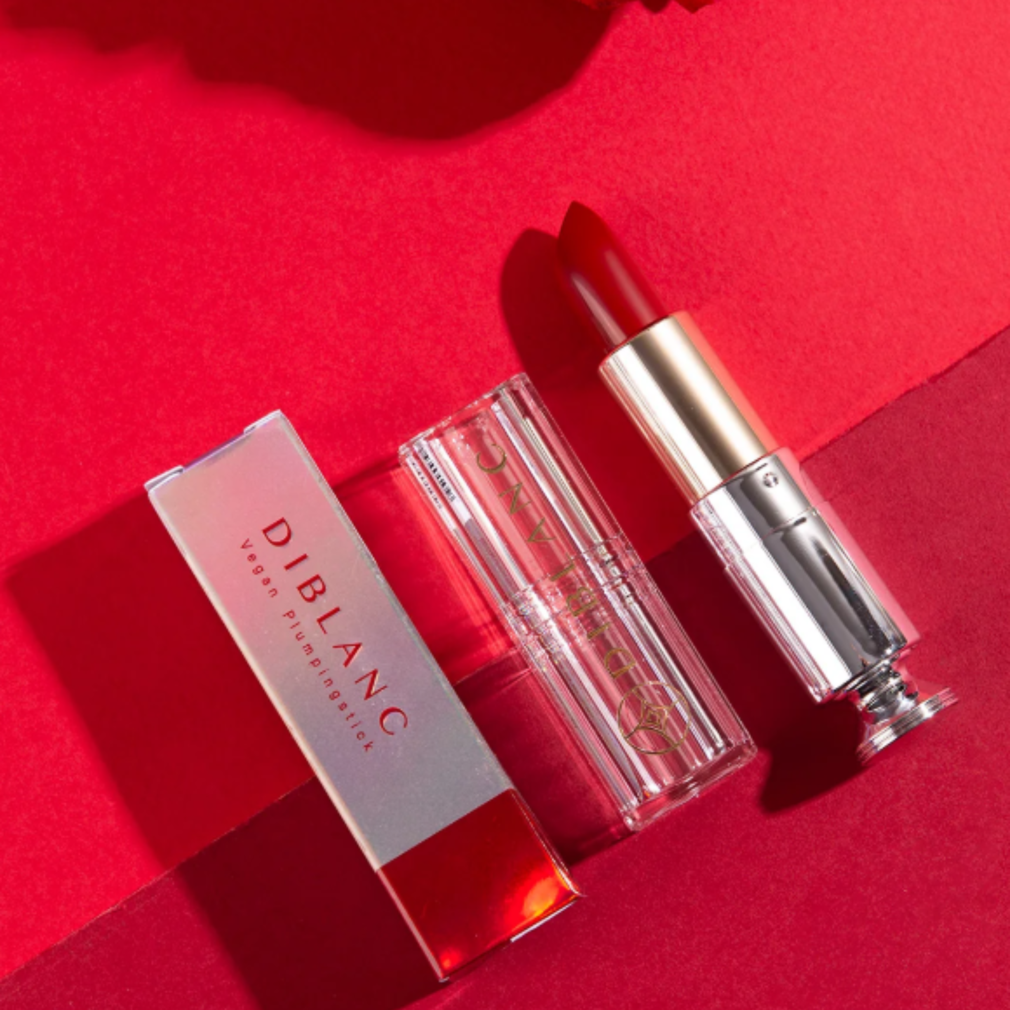 Ruj vegan Bright Red, Diblanc